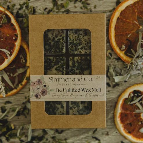 30-020-0001	 - BOTANICAL SECENTED SIMMER WAX MELT - BE UPLIFTED