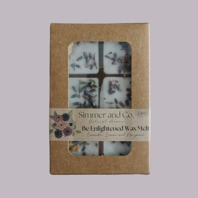 01-020-0004 - BOTANICAL SECENTED SIMMER WAX MELT - BE ENLIGHTENED