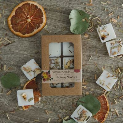 01-020-0001	 - BOTANICAL SECENTED SIMMER WAX MELT - BE SUNNY