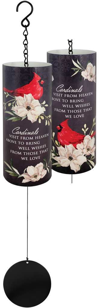 CS10840 - CYLINDER CHIME - CARDINALS / MEMORIAL