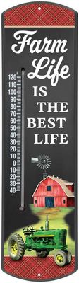CS27549 - THERMOMETER - FARM LIFE IS THE BEST LIFE
