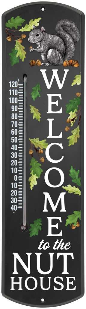 CS27551 - THERMOMETER - WELCOME TO THE NUT HOUSE