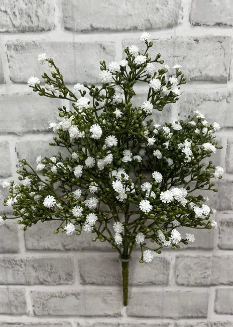 10190W - 16&quot; WHITE GYPSOPHILA BUSH
