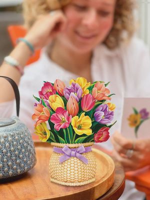 327-7411 - MINIPOP UP FESTIVE TULIPS