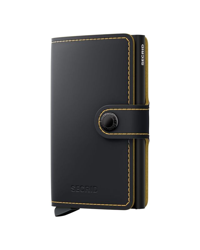 MM / MINIWALLET - MATTE BLACK OCHRE