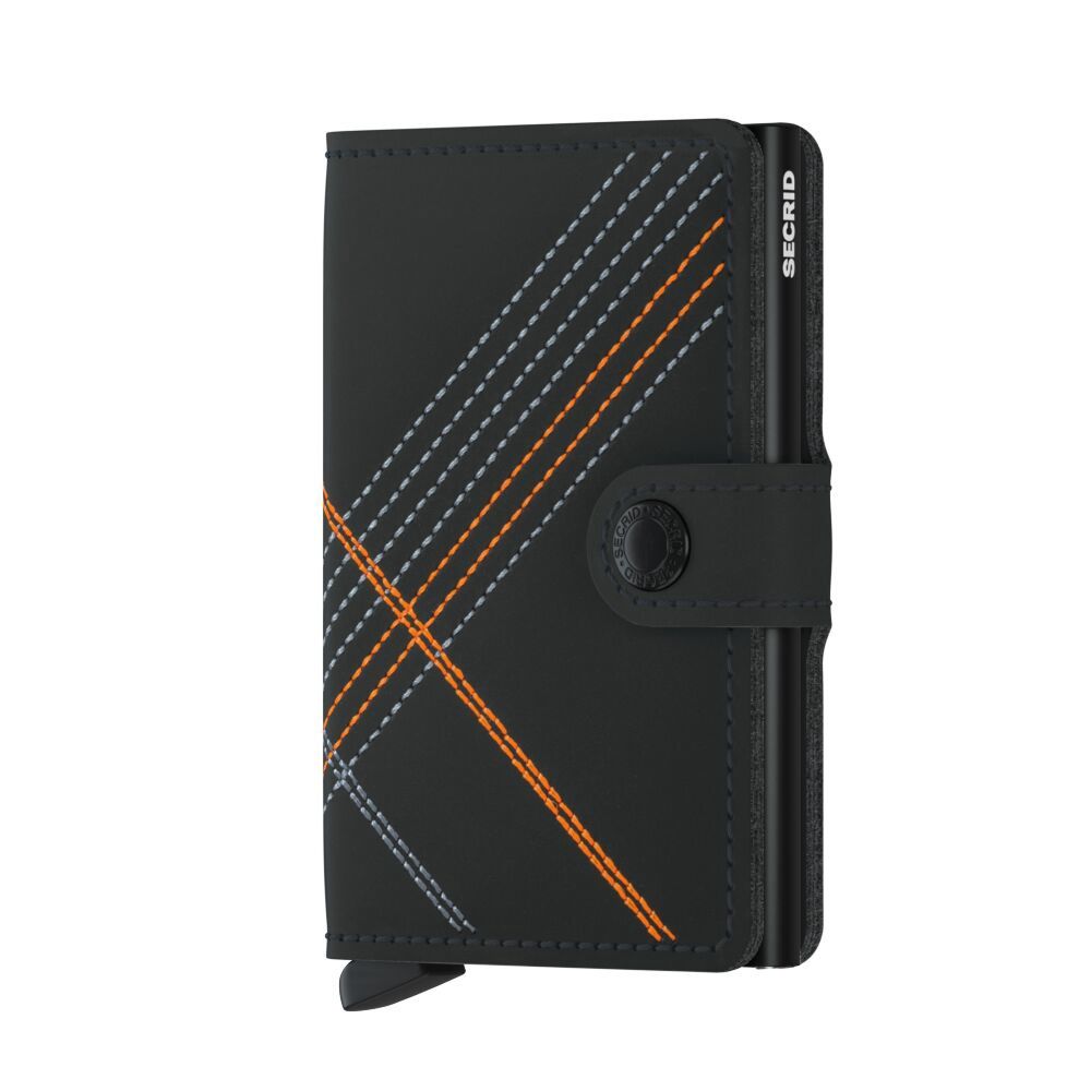 MSt / XMINIWALLET - STITCH LINEA BLACK