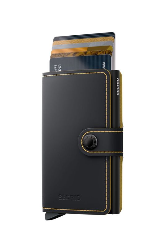 MM / XMINIWALLET - MATTE BLACK OCHRE