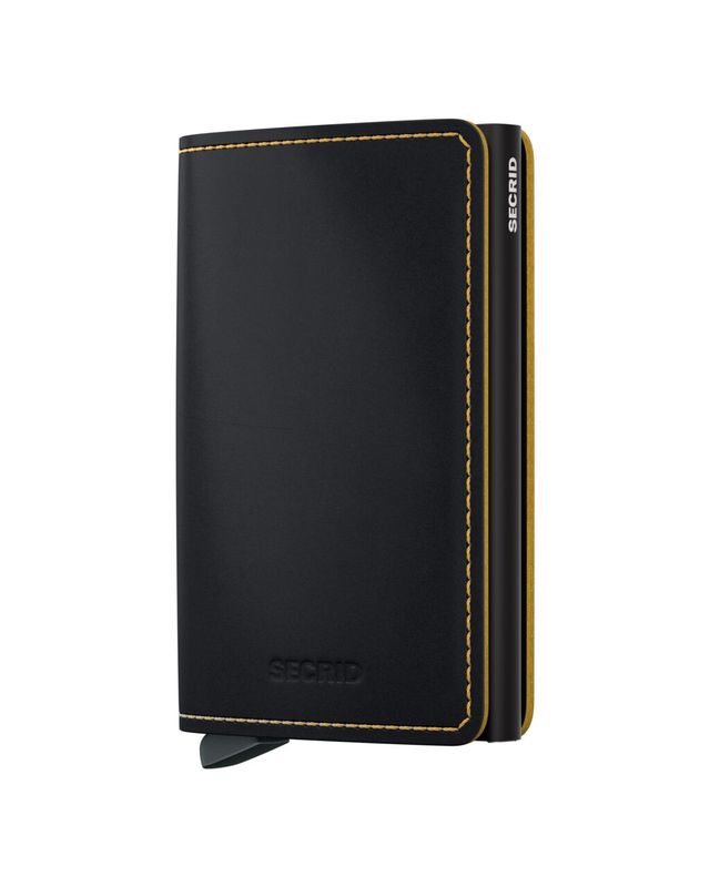 SM / SLIMWALLET - MATTE BLACK OCHRE