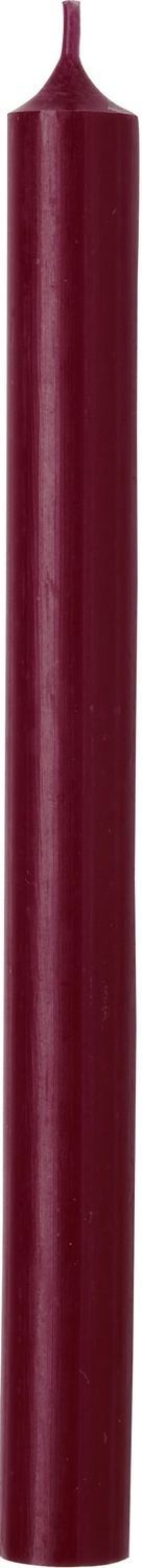 K132512 - 10&quot; DINNER CANDLE - RED PLUM