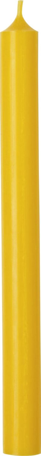 K132571 - 10&quot; DINNER CANDLE - DARK YELLOW