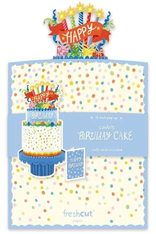 327-7250 - POP-UP - CONFETTI BIRTHDAY CAKE