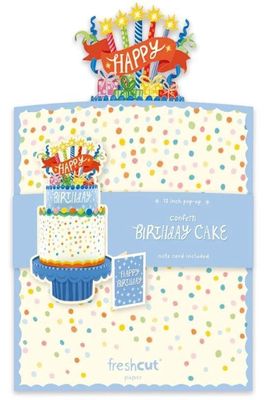 327-7250 - POP-UP - CONFETTI BIRTHDAY CAKE