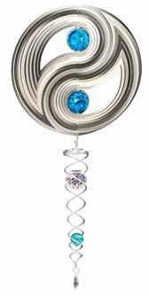 769SS - YIN YANG MINI SET  W/ CRYSTAL TAIL - SM