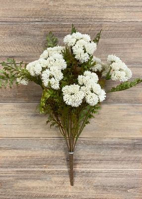 10167CM - FRESH TOUCH SEDUM CLUSTER - GREEN/CREAM