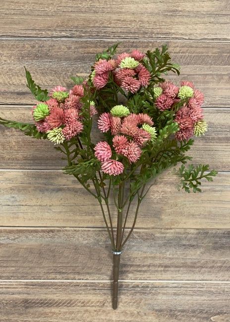 10167GRPK - FRESH TOUCH SEDUM CLUSTER - GREEN/PINK