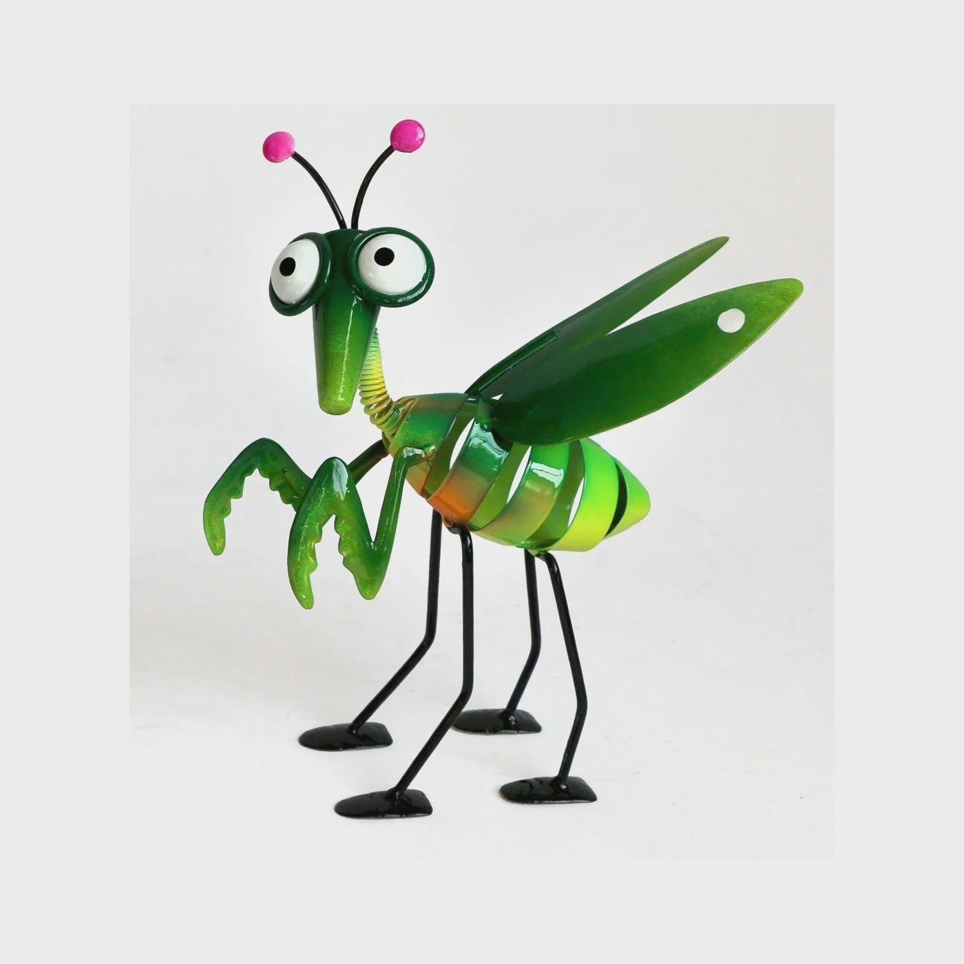 GG9635 - METAL PRAYING MANTIS / 9.5&quot; H