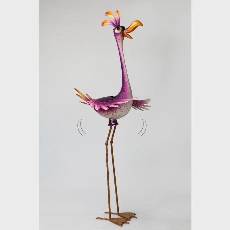 GG9613 - METAL WACKY FLAMINGO