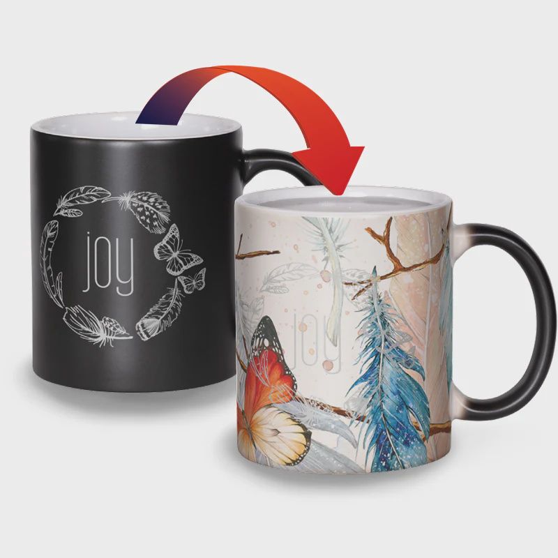 CM242 - COLOUR CHANGING MUG - CHOOSE JOY