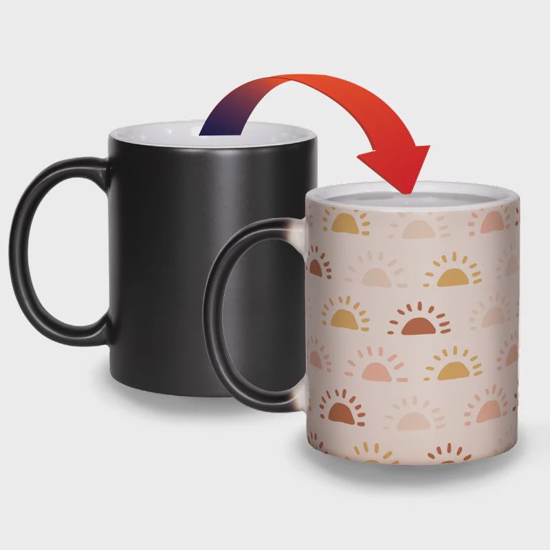 CM243 - COLOUR CHANGING MUG - RISE &amp; SHINE