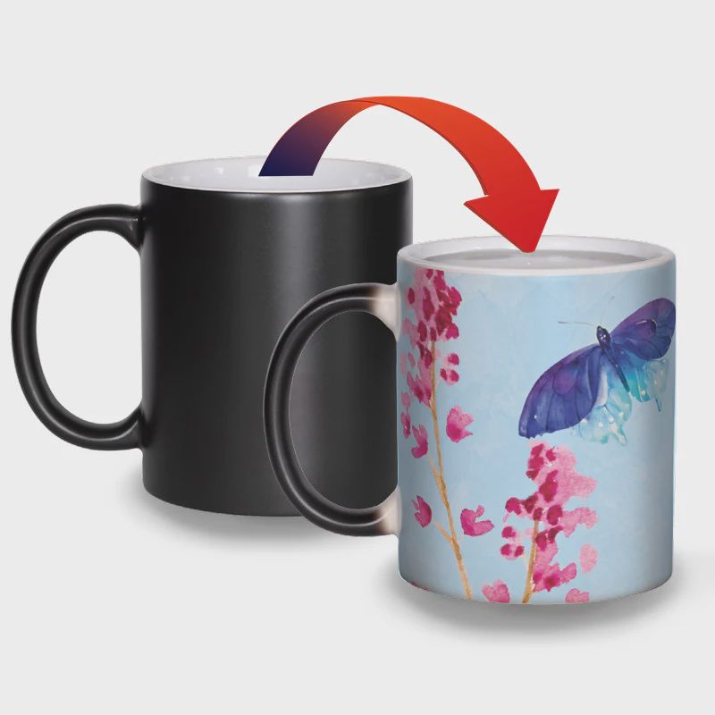 CM246 - COLOUR CHANGING MUG - BE THE CHANGE