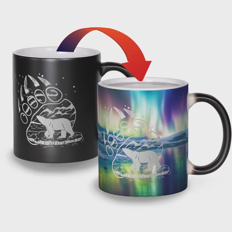 CM410 - COLOUR CHANGING MUG - POLAR BEAR