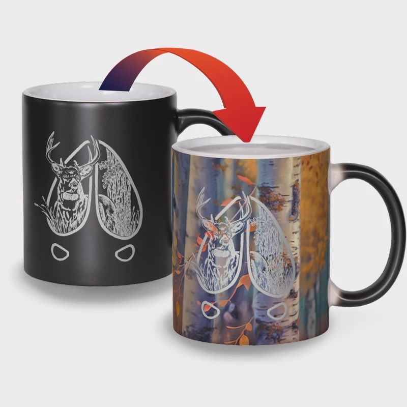 CM414 - COLOUR CHANGING MUG - DEER