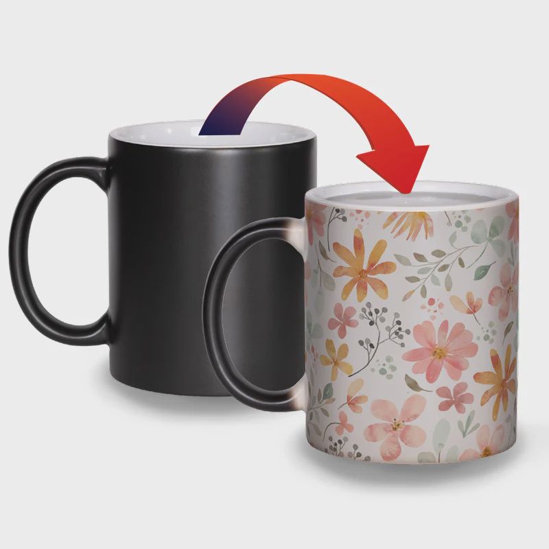 CM220 - COLOUR CHANGING MUG - FLORAL MOM