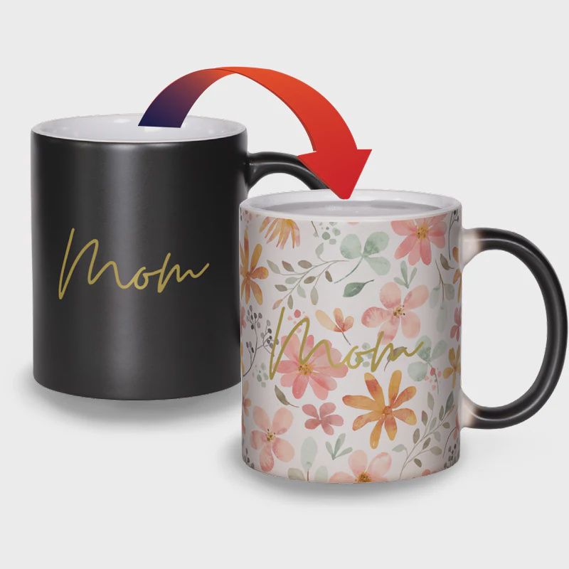 CM220 - COLOUR CHANGING MUG - FLORAL MOM