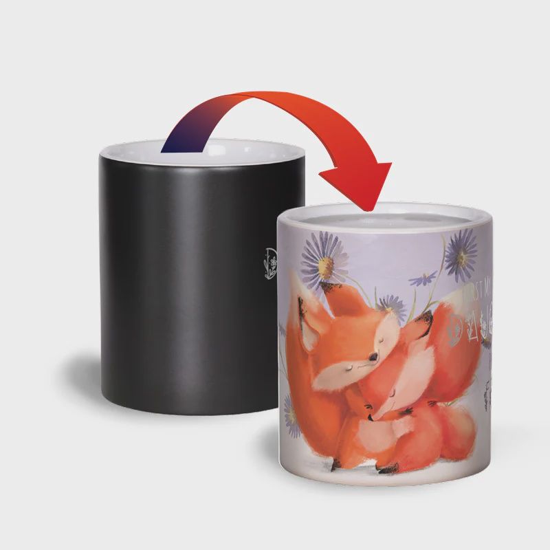 CM225 - COLOUR CHANGING MUG - DAUGHTER FOX