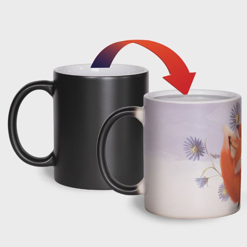 CM225 - COLOUR CHANGING MUG - DAUGHTER FOX