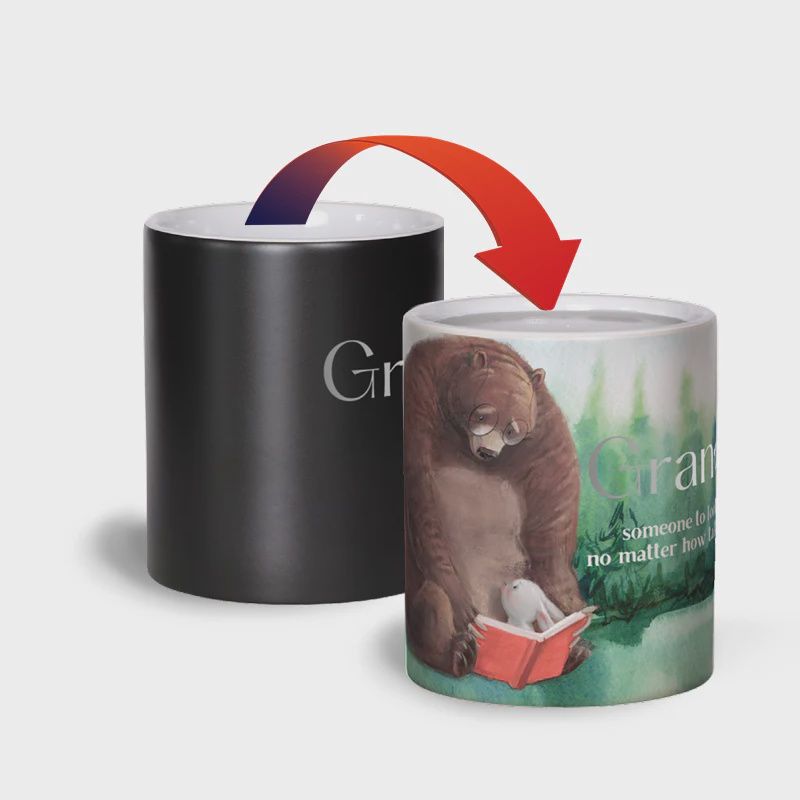 CM229 - COLOUR CHANGING MUG - GRANDPA BEAR