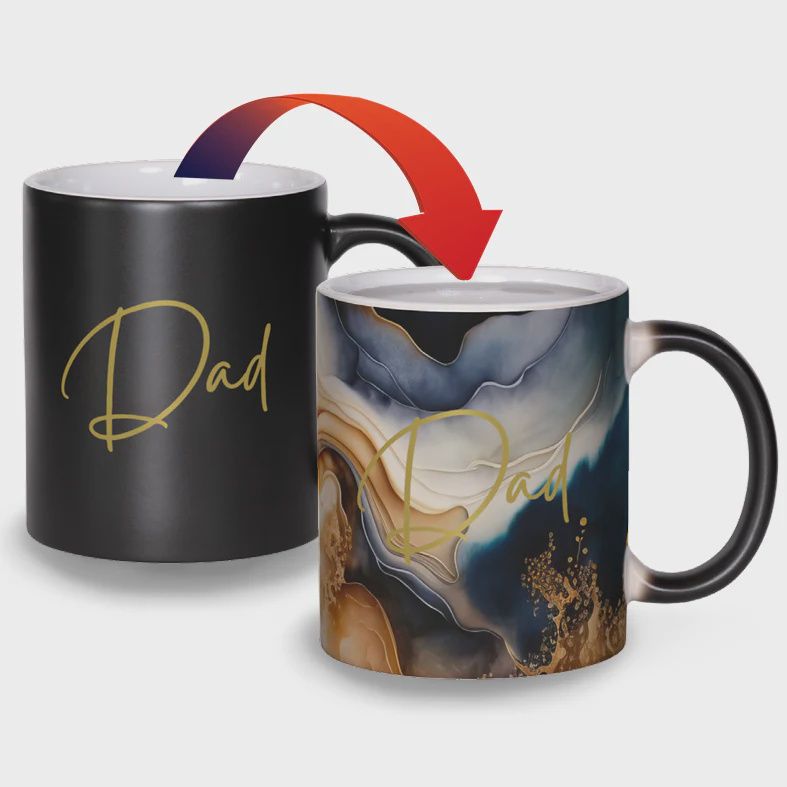CM227 - COLOUR CHANGING MUG - MARBLE DAD