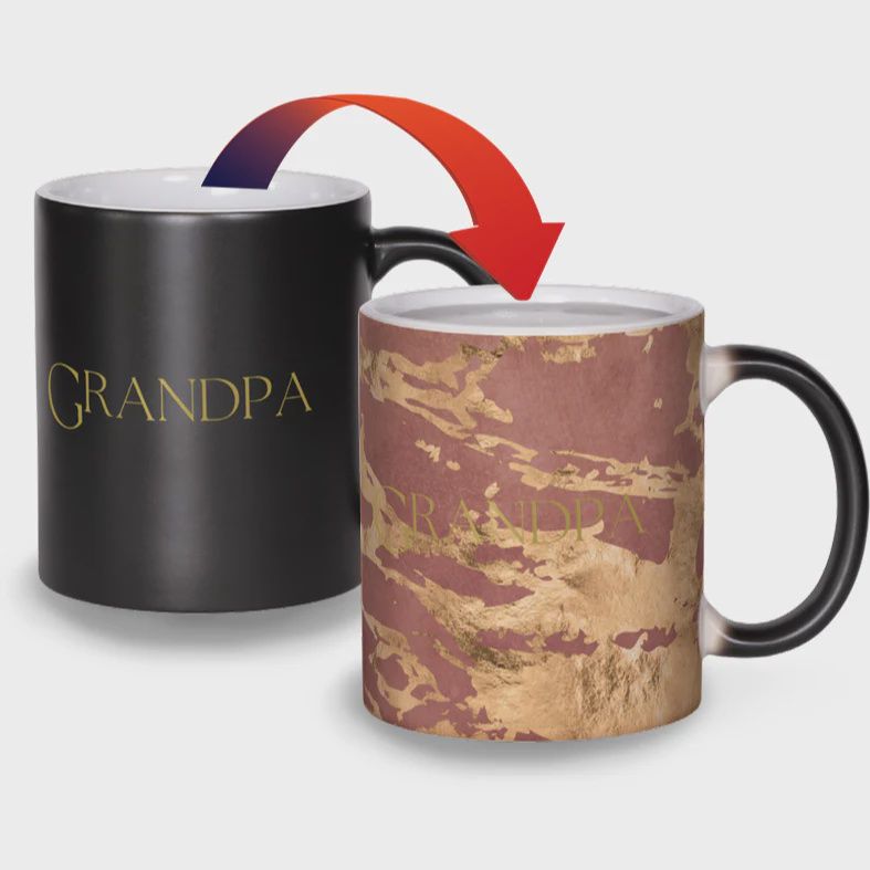 CM228 - COLOUR CHANGING MUG - GEMSTONE GRANDPA