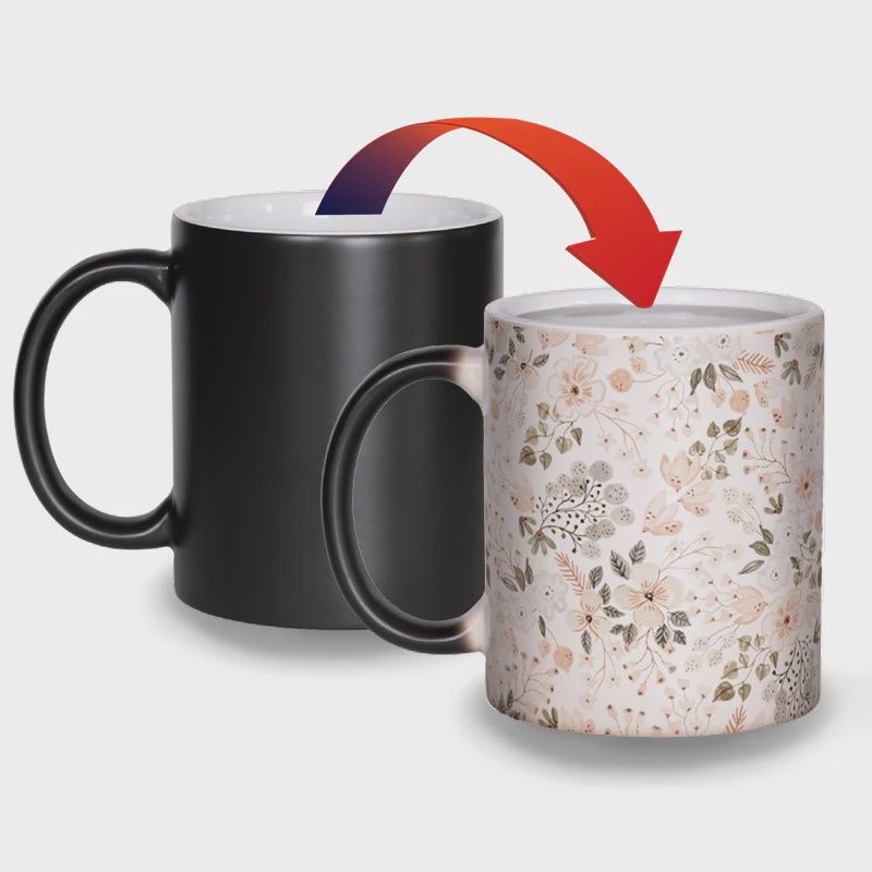 CM223 - COLOUR CHANGING MUG - FLORAL GRANDMA