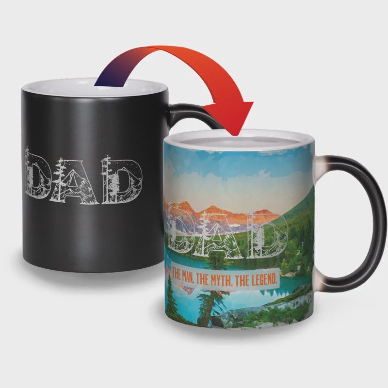 CM226 - COLOUR CHANGING MUG - LEGENDARY DAD