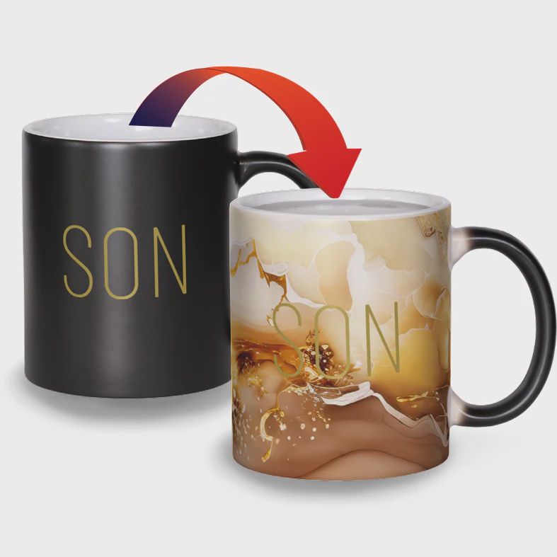 CM231 - COLOUR CHANGING MUG - MARBLE SON