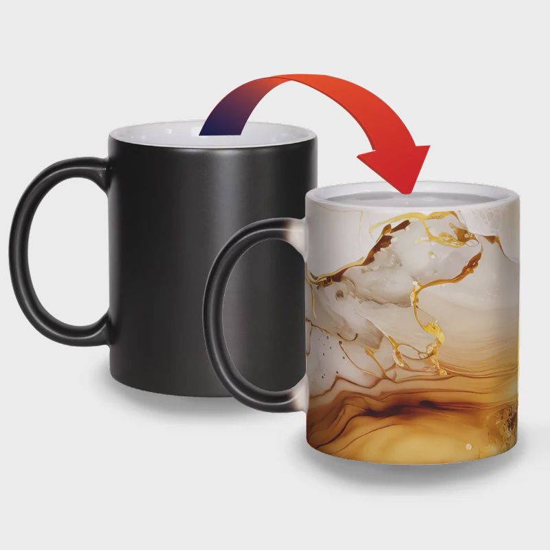 CM231 - COLOUR CHANGING MUG - MARBLE SON
