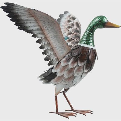 GG9202 - METAL MALLARD DUCK - WINGS OUT