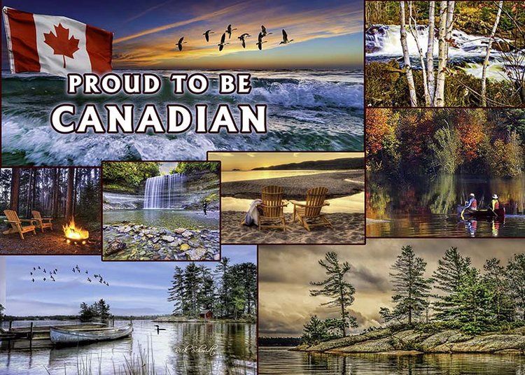 1000 PC - 484 - PUZZLE - PROUD TO BE CANADIAN