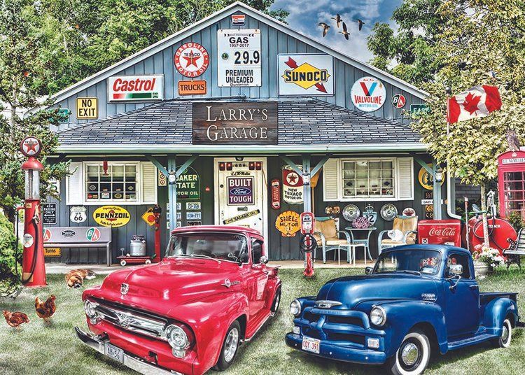 1000 PC - 465 - PUZZLE - LARRY&#39;S GARAGE