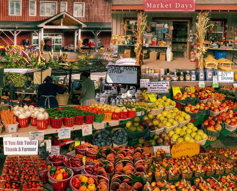 500 PC - 400 - PUZZLE - MARKET DAYS / MENNONITE STORY