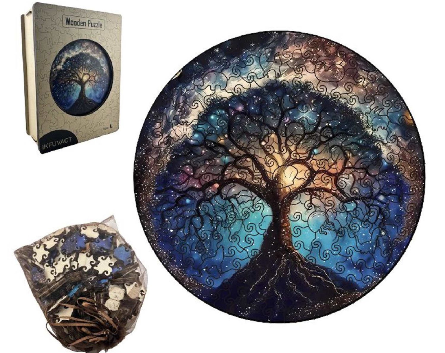 MES9 - WOODEN PUZZLE - MYTHICAL TREE