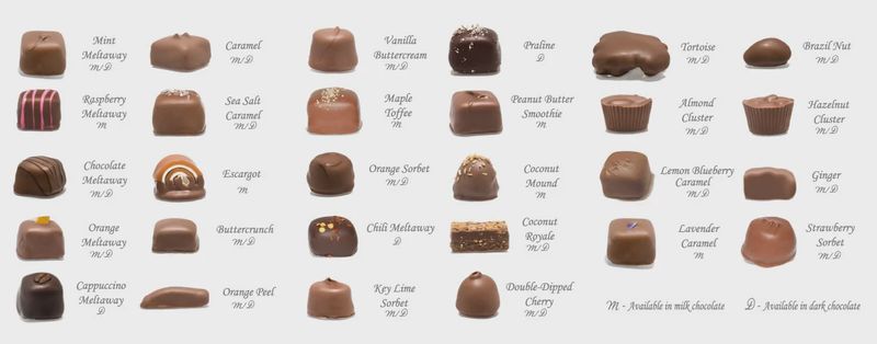 1 LB MILK/DARK ASSORTED BOX - WALKERS CHOCOLATE