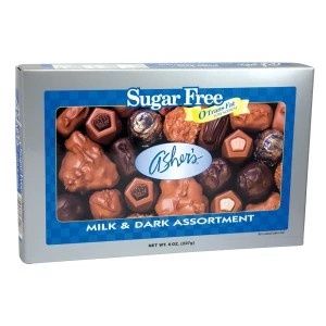 H46040 - 16 PC NO SUGAR ADDED ASSORTED CHOCOLATE BOX