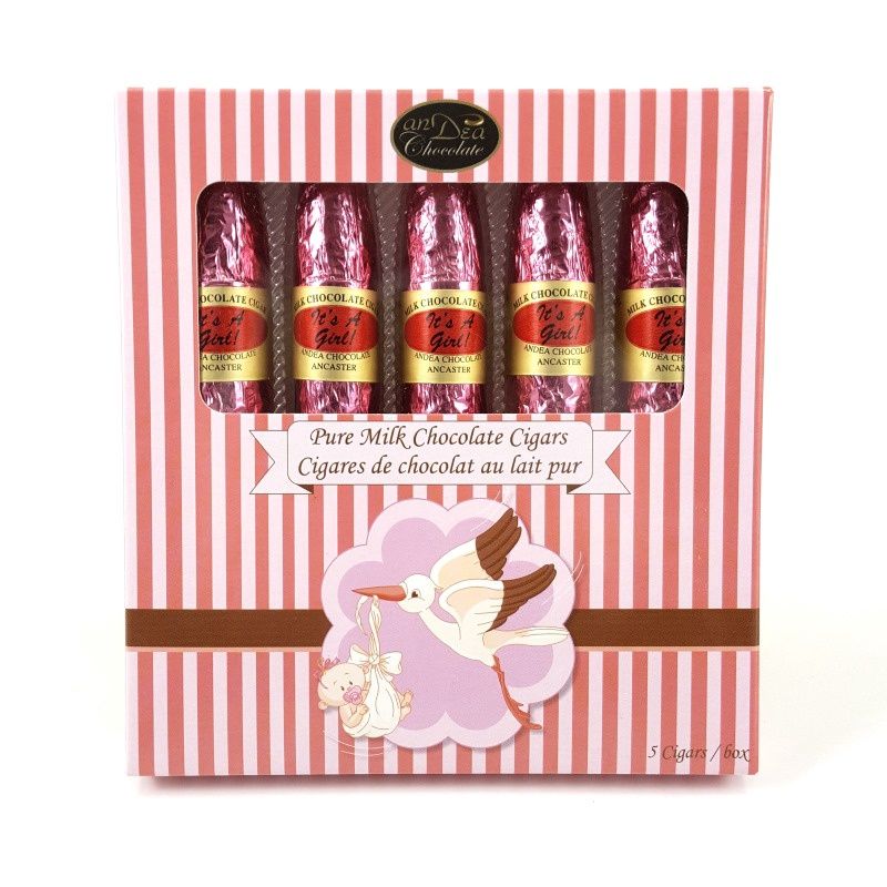 HEG441 - IT&#39;S A BOY - MILK CHOCOLATE CIGARS / QTY5