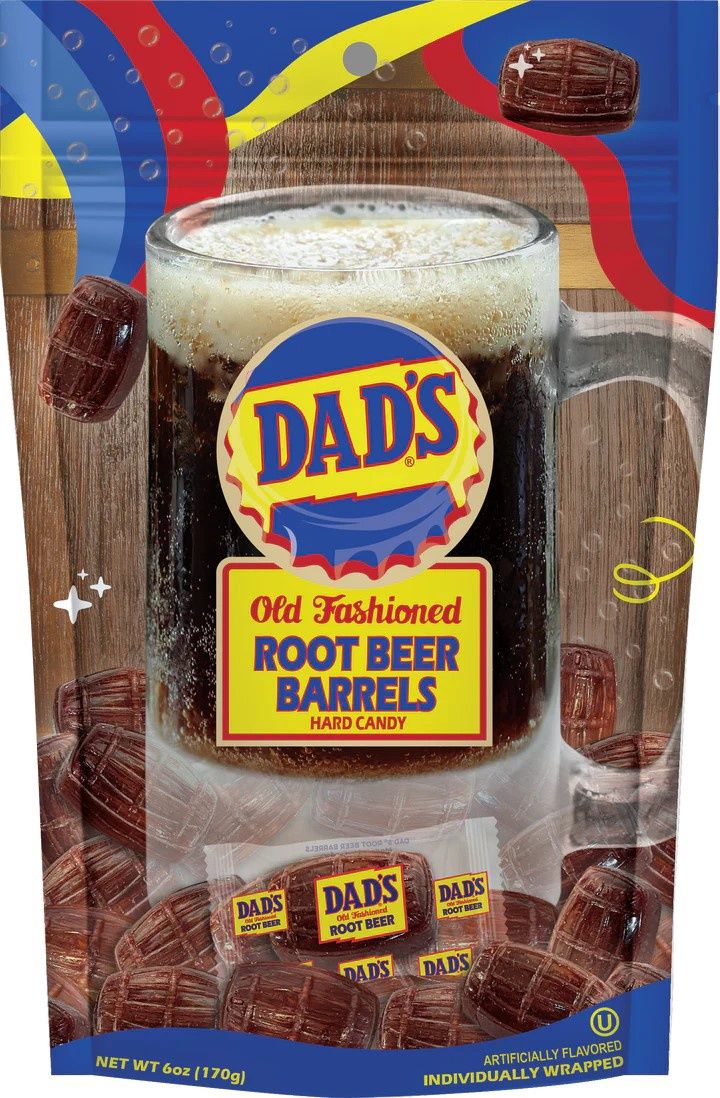 RB34706 -DADS OLD FASHIONED ROOT BEER BARRELS / BAG OF 6