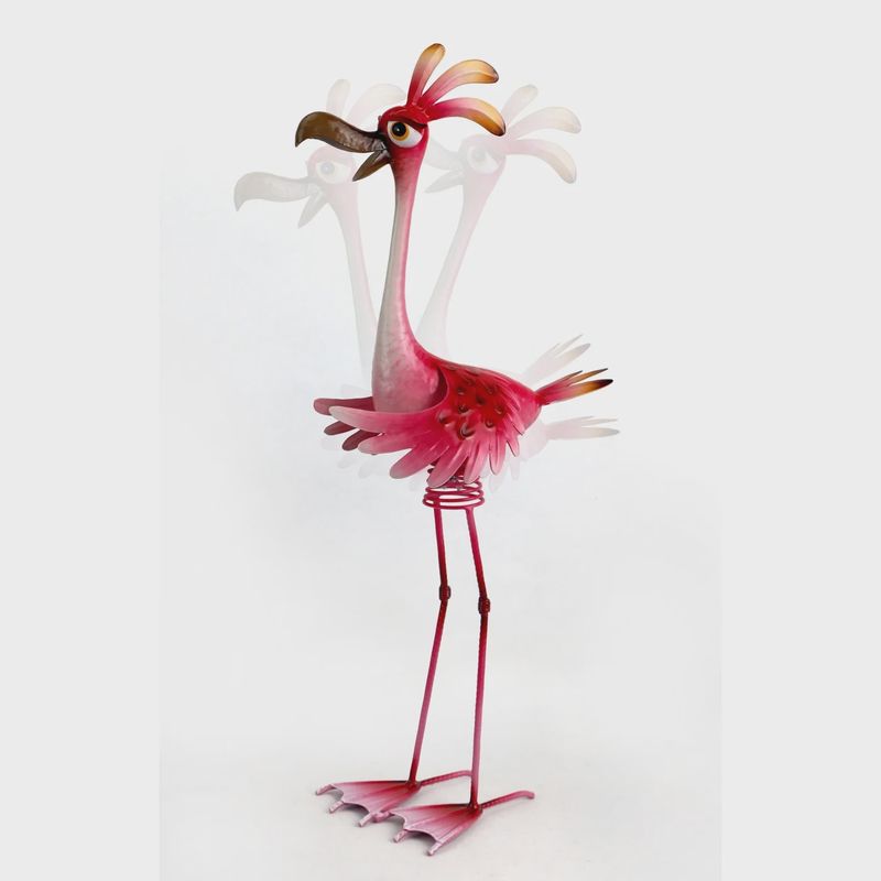 GG9615 - METAL WACKY FLAMINGO