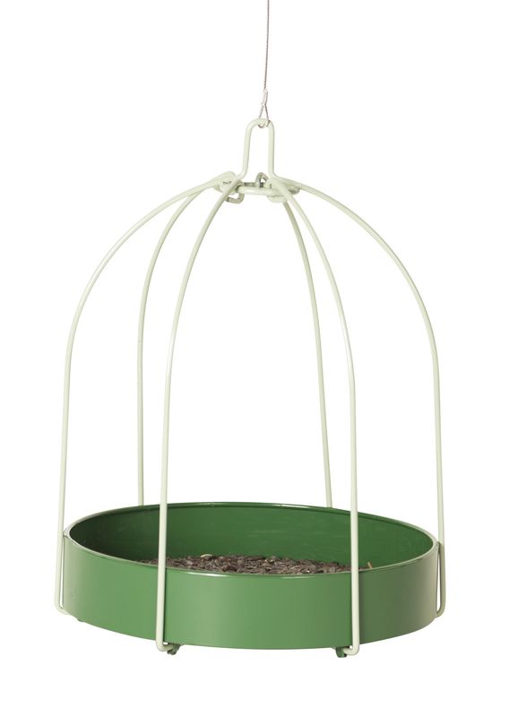 10077 - FRAMED PLATFORM FEEDER - GREEN
