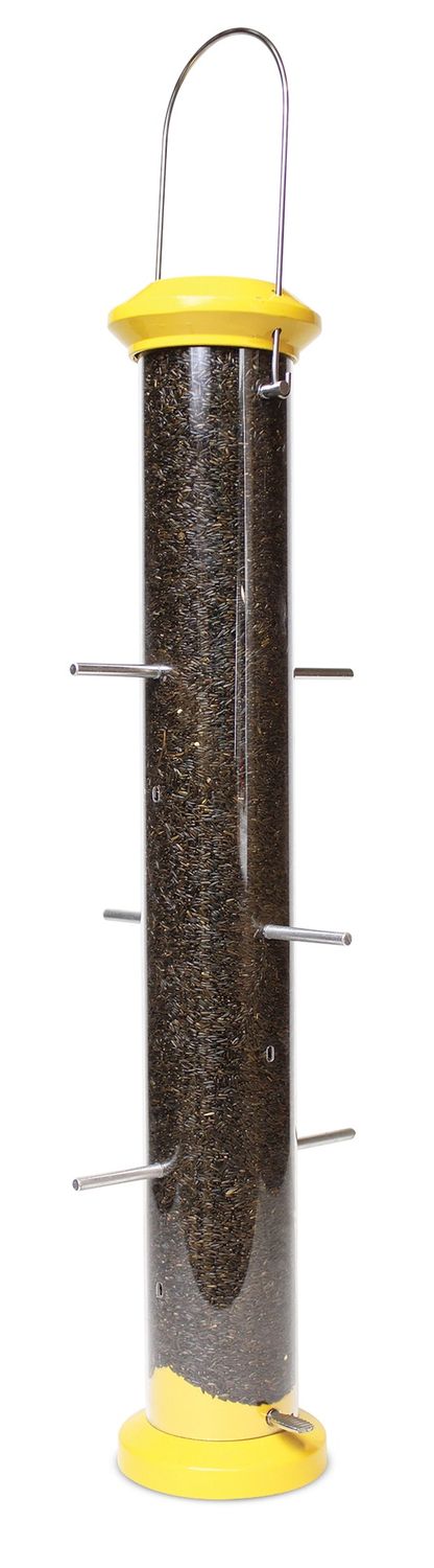 10813 - INVERTED GOLD FINCH TUBE FEEDER