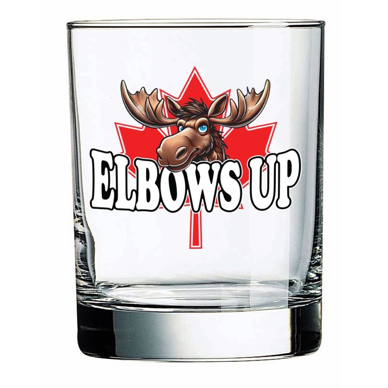101-027 - WHISKEY GLASS - ELBOWS UP
